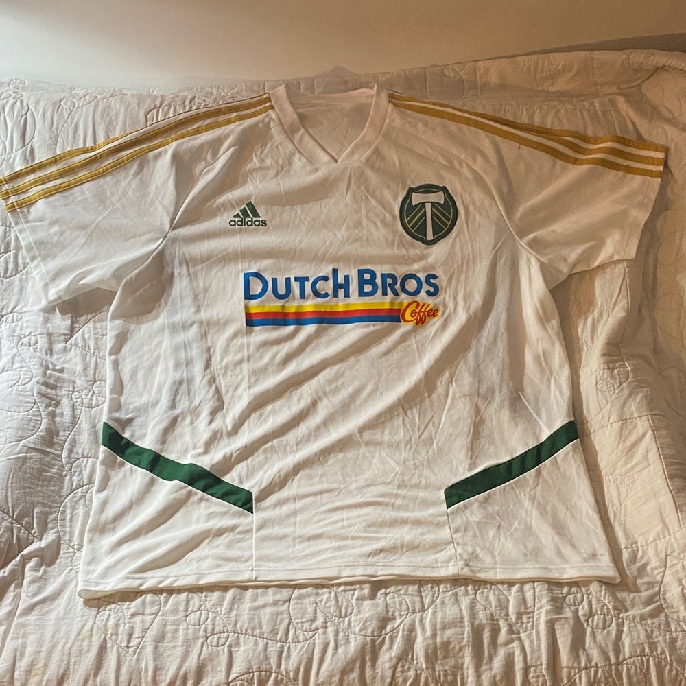 Adidas Timbers White SoccerJersey